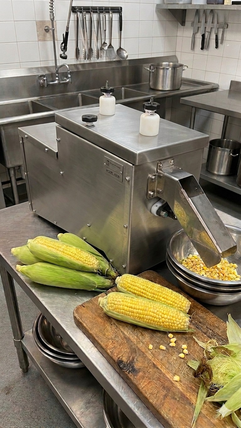 Máquina Rala e Coa — vista frontal